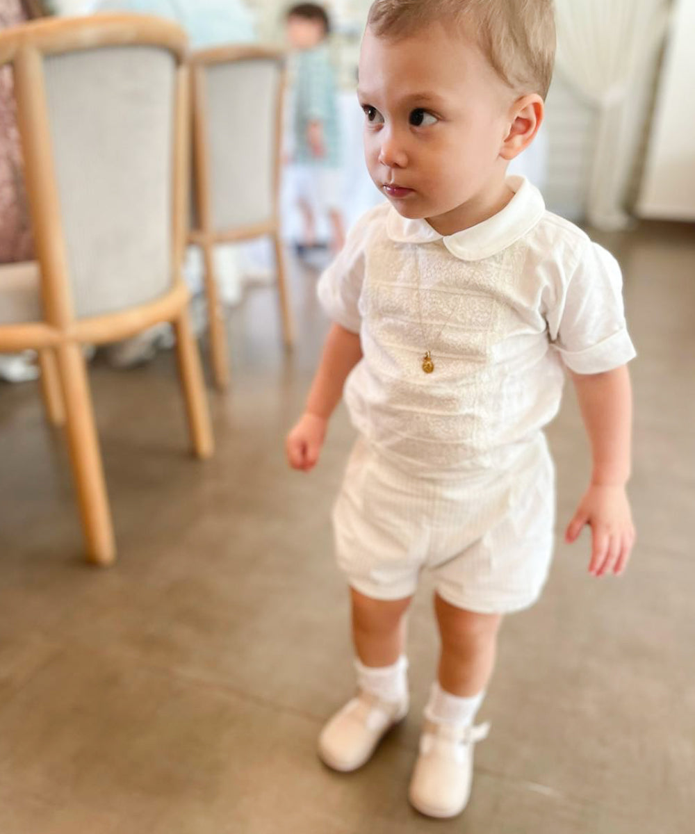 Conjunto Odie Bautizo en Ivory