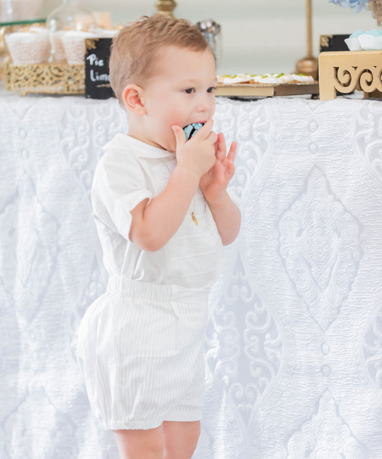 Conjunto Odie Bautizo en Ivory