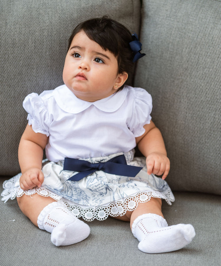 Blusa Basica Niña Cuello Bebe